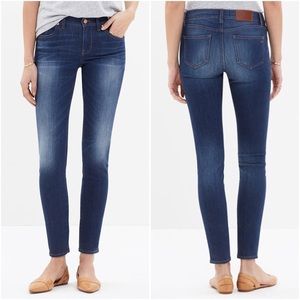 Madewell Skinny Skinny Crop in Chilton Wash